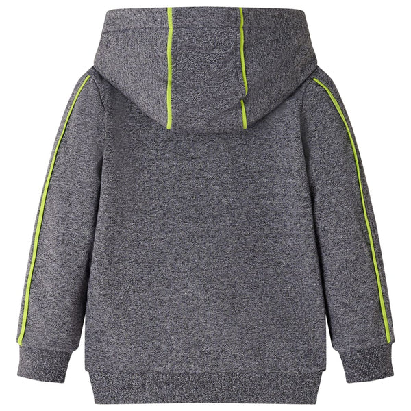 Kids' Zip-Up Hoodie Grey Marl 92