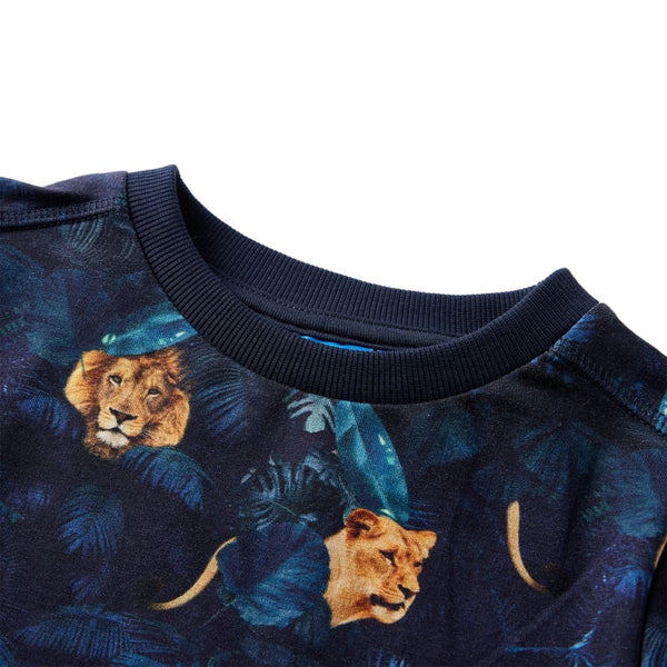 Kids' Sweatshirt Navy Blue 140