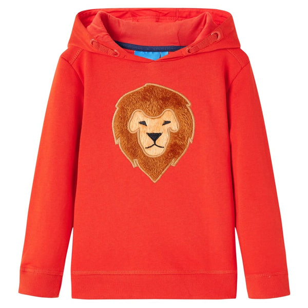 Children's Hooded Sweatshirt Red 140