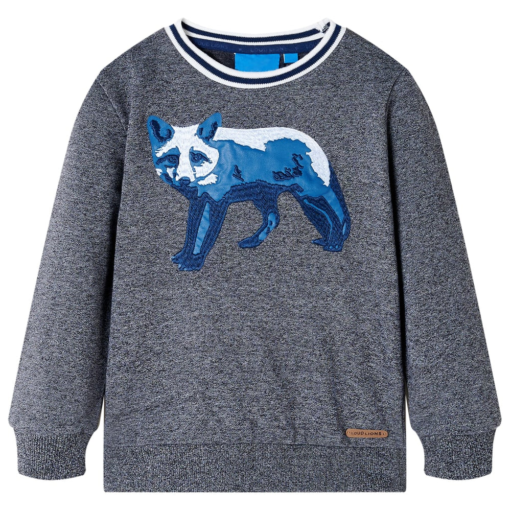Children's Sweatshirt Navy Melange 128