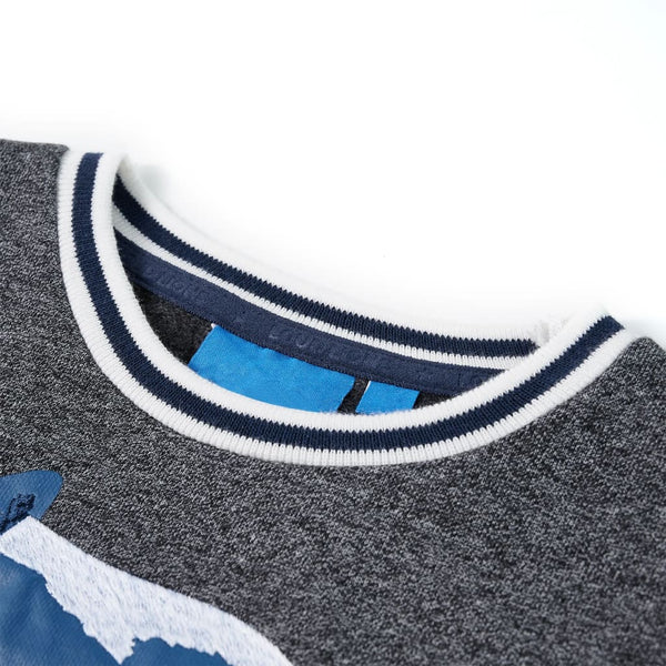 Children's Sweatshirt Navy Melange 128