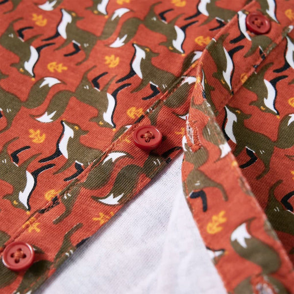 Kids' Shirt Rust Brown 92