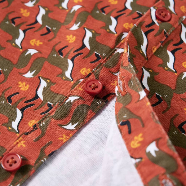 Children's Shirt Rust Brown 104