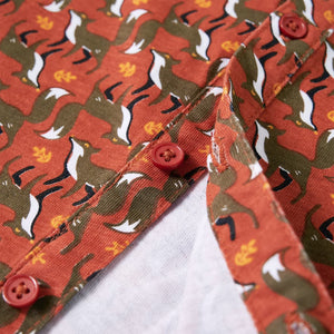 Kids' Shirt Rust Brown 128