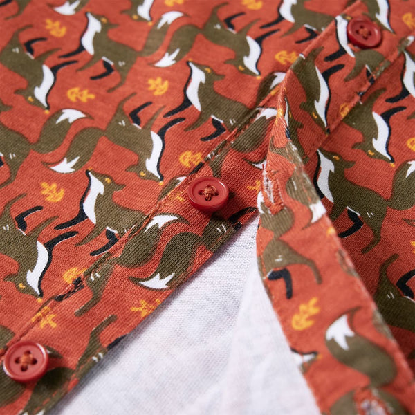 Kids' Shirt Rust Brown 128