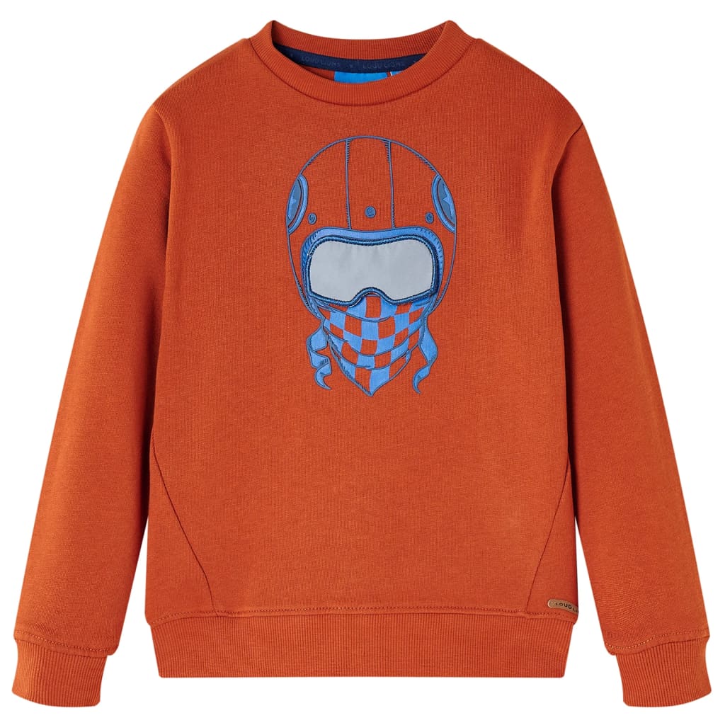 Kids' Sweatshirt Rust Brown 104