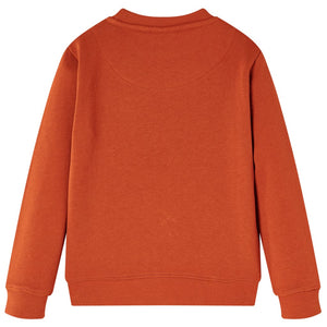 Kids' Sweatshirt Rust Brown 104