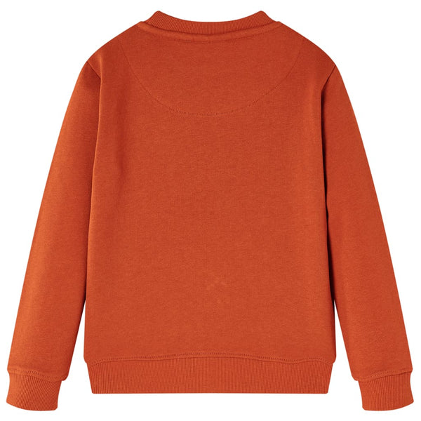 Kids' Sweatshirt Rust Brown 104