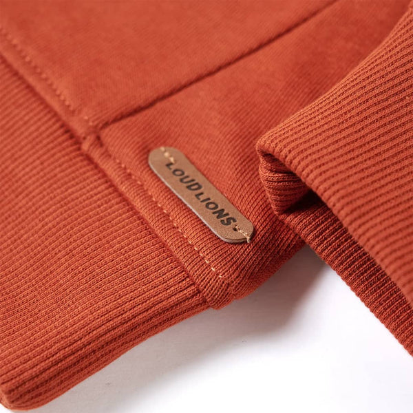 Children's Sweatshirt Rust Brown 128
