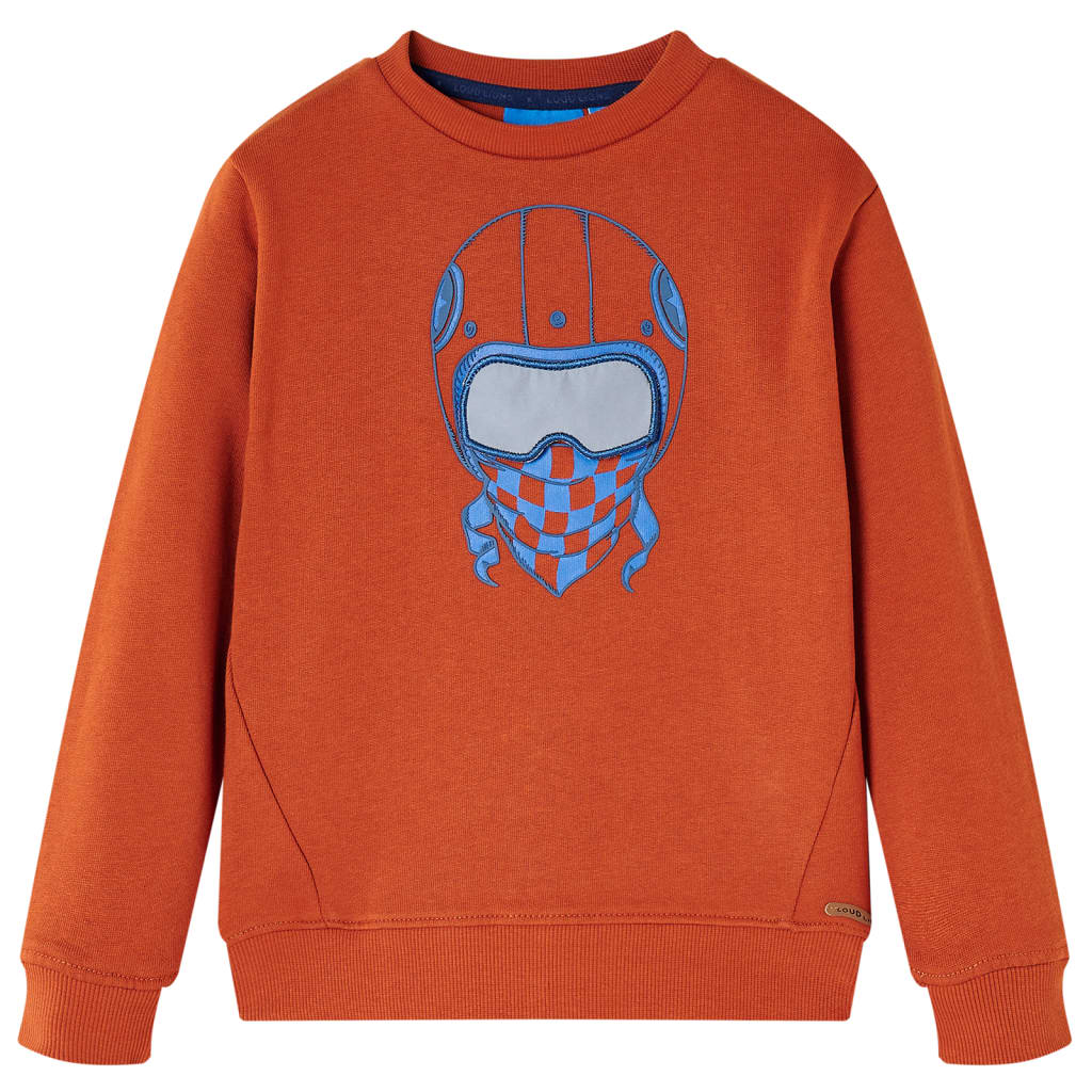 Kids' Sweatshirt Rust Brown 140
