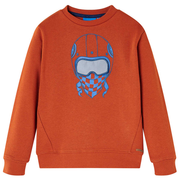 Kids' Sweatshirt Rust Brown 140
