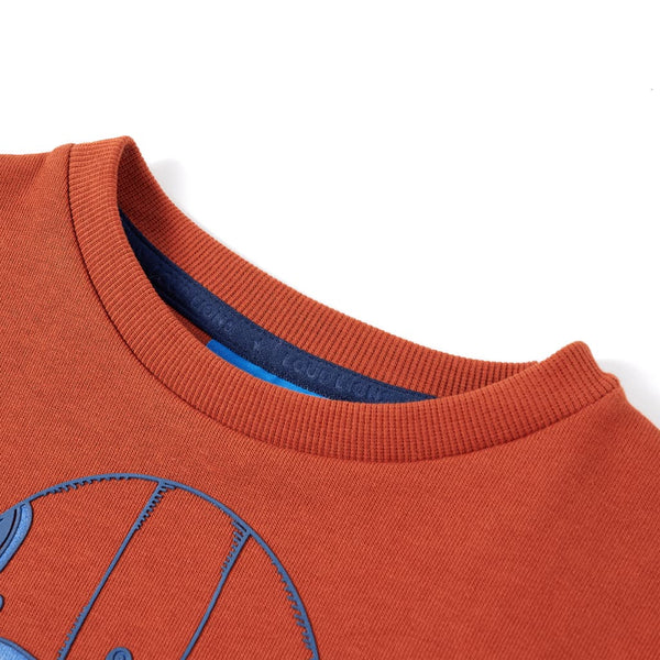 Kids' Sweatshirt Rust Brown 140