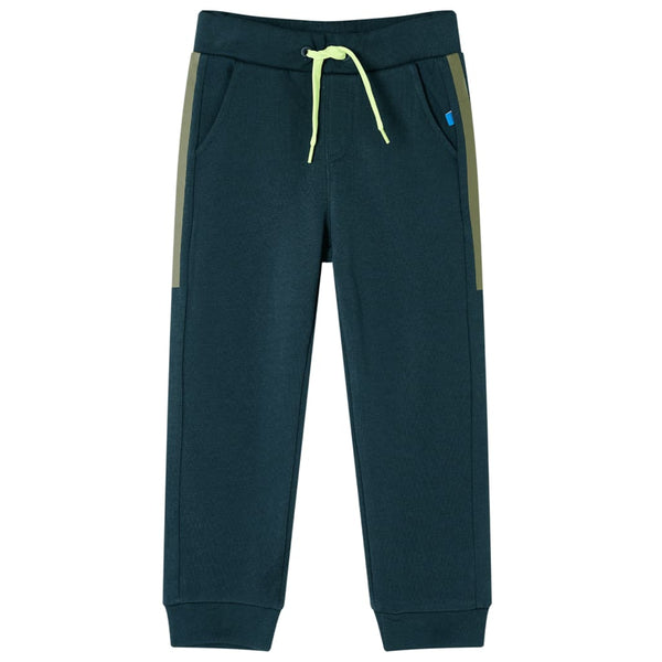 Kids' Training Pants with Drawstring Moss Green 128