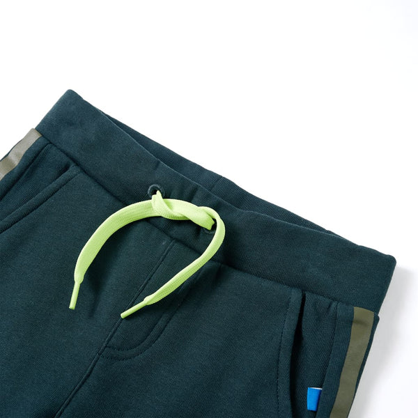 Kids' Training Pants with Drawstring Moss Green 128