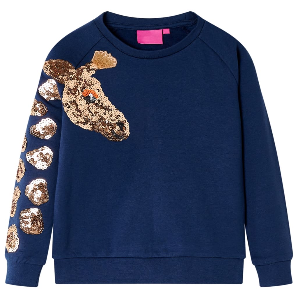 Kids' Sweatshirt Navy Blue 128