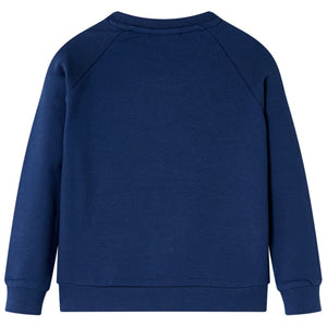 Kids' Sweatshirt Navy Blue 128