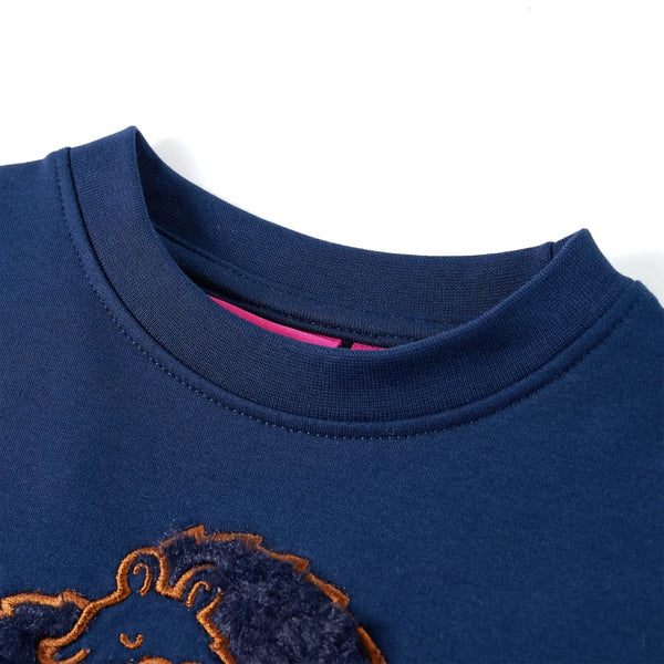 Kids' Sweatshirt Navy Blue 140