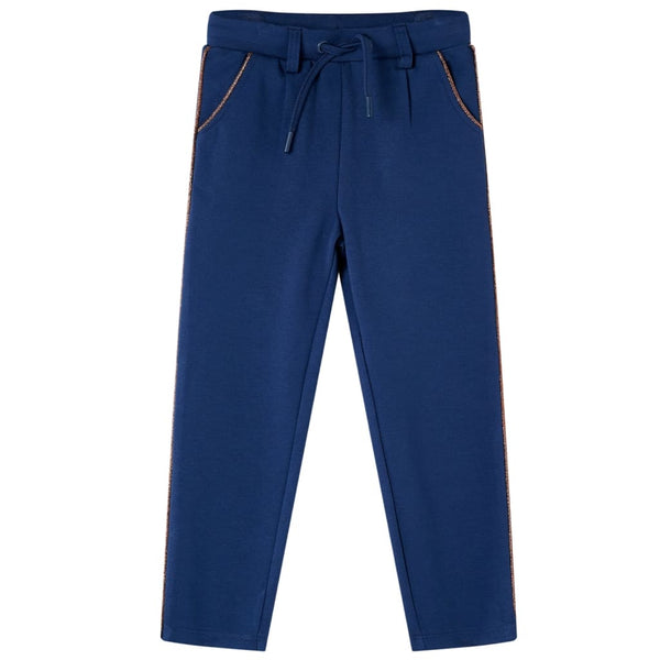 Children's Trousers with Drawstring Navy Blue 92