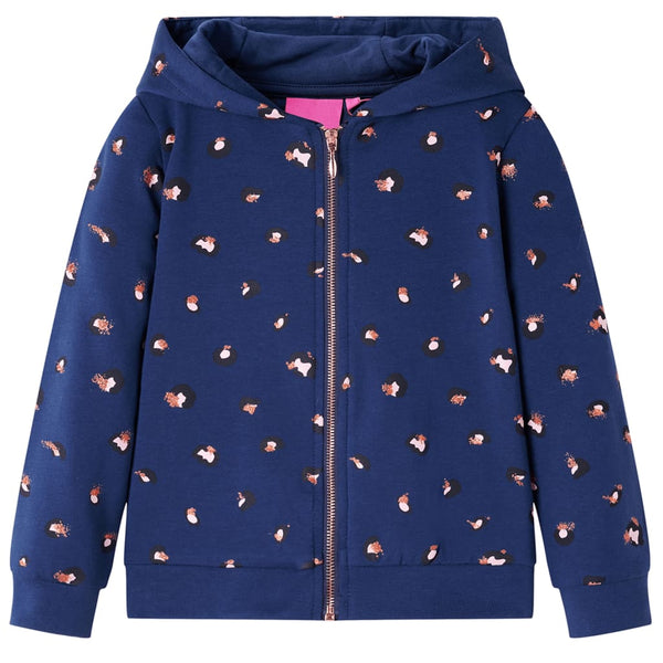 Kids' Hooded Sweatshirt Navy 104