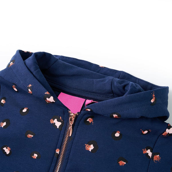 Kids' Hooded Sweatshirt Navy 104