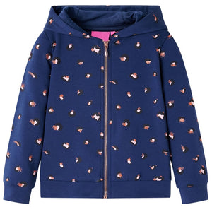 Kids' Hooded Sweatshirt Navy 116