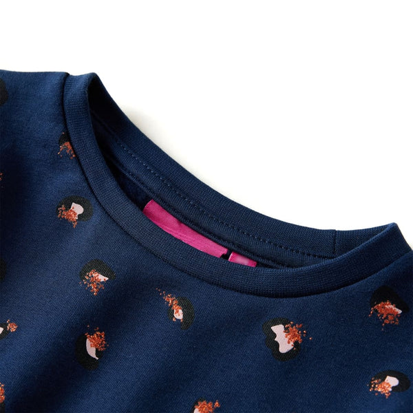 Kids' Long-Sleeve Dress Navy 104