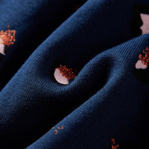 Kids' Long-Sleeve Dress Navy 104