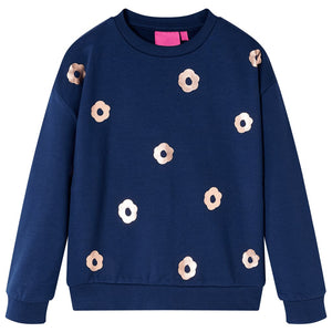 Kids' Sweatshirt Navy Blue 128