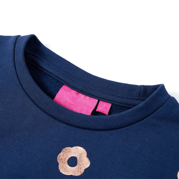 Kids' Sweatshirt Navy Blue 128
