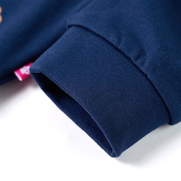 Kids' Sweatshirt Navy Blue 128