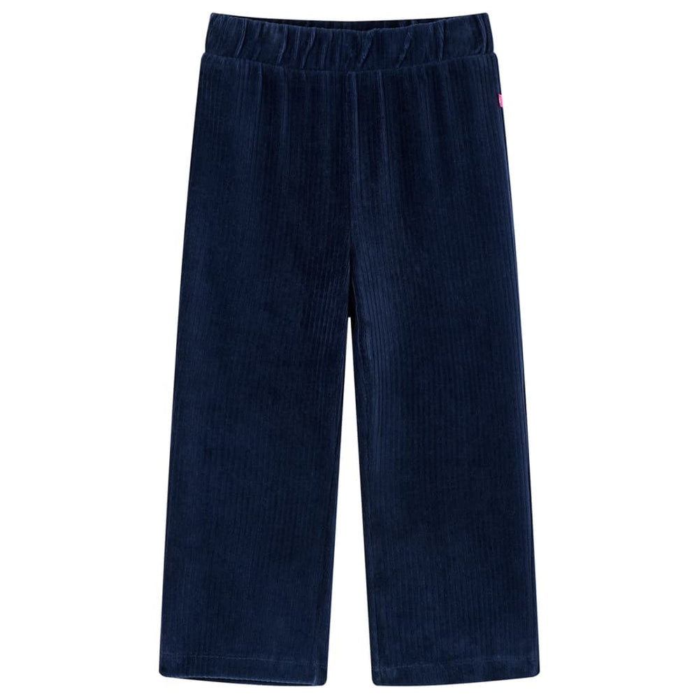 Children's Corduroy Trousers Navy Blue 116