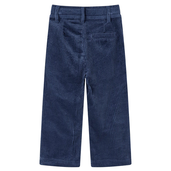 Children's Corduroy Trousers Navy Blue 116