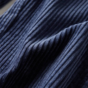 Children's Corduroy Trousers Navy Blue 116