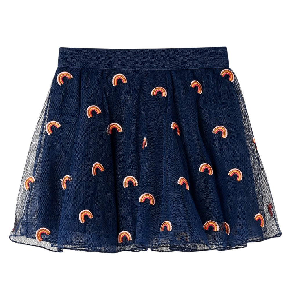 Girls' Tulle Skirt Navy Blue 92