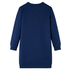 Kids' Sweater Dress Navy Blue 92