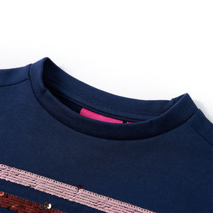 Kids' Sweater Dress Navy Blue 92