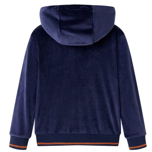 Kids' Hooded Jacket Navy Blue 140