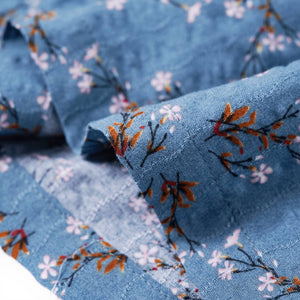 Kids' Long-Sleeved Dress Petrol Blue 104