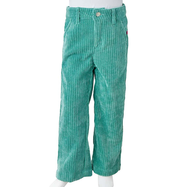 Kids' Corduroy Trousers Mint Green 92