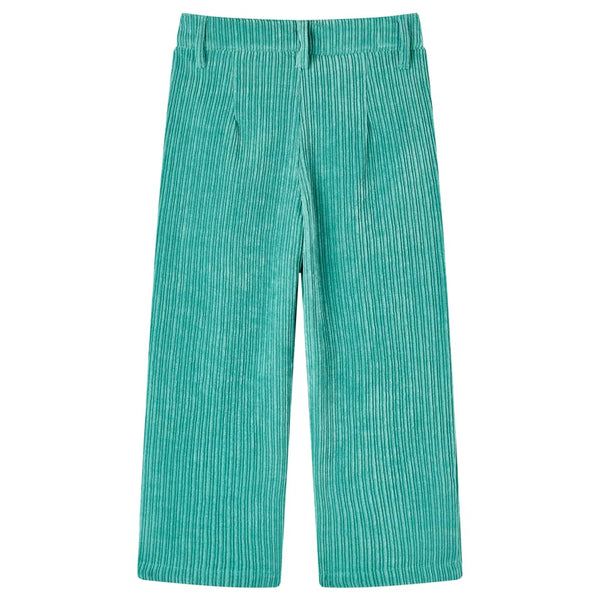 Children's Corduroy Trousers Mint Green 128