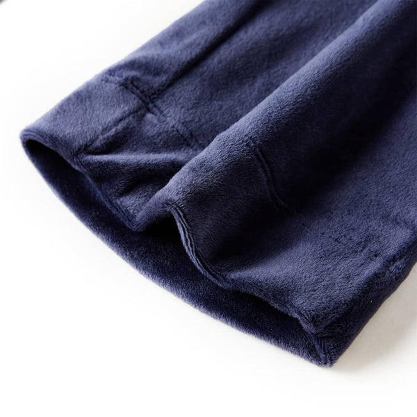 Kids' Velvet Trousers Dark Blue 92
