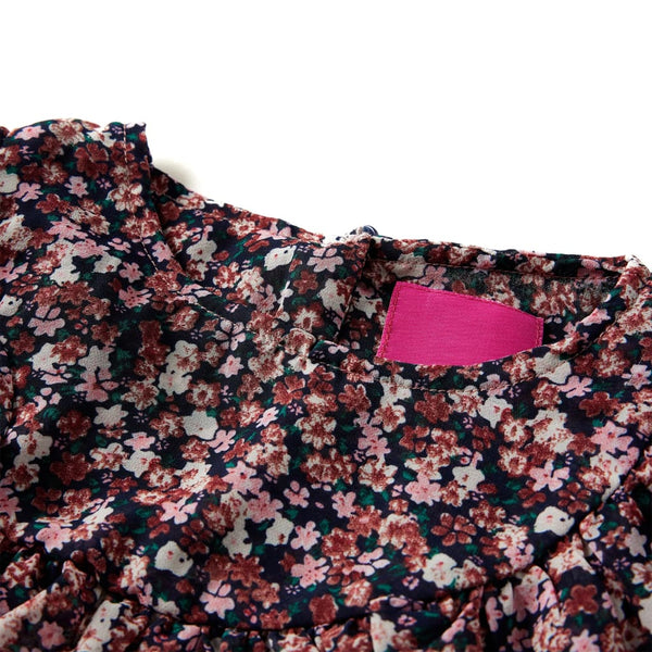 Kids' Long-Sleeve Blouse Dark Pink 92