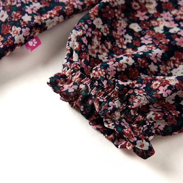 Children's Long-Sleeve Blouse Dark Pink 104