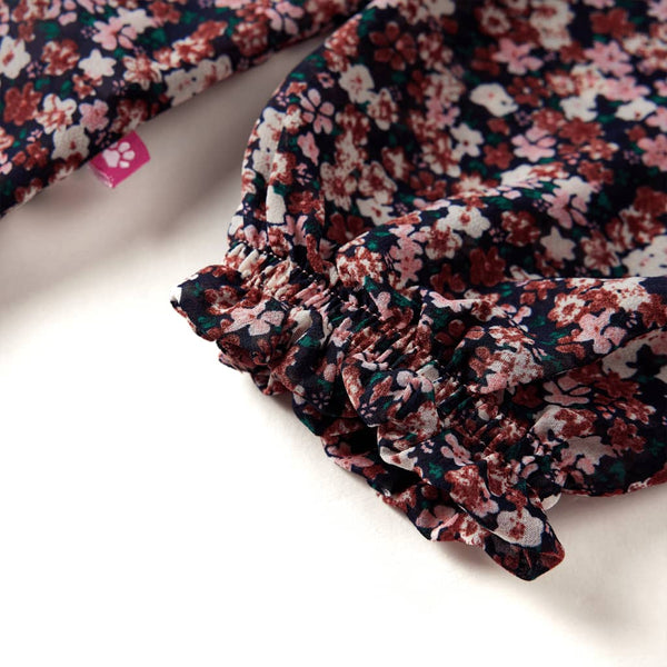 Kids' Long-Sleeved Blouse Dark Pink 128