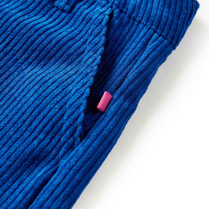 Children's Corduroy Trousers Cobalt Blue 92