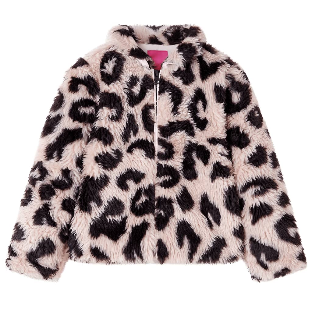 Children's Faux Fur Coat Light Pink 104