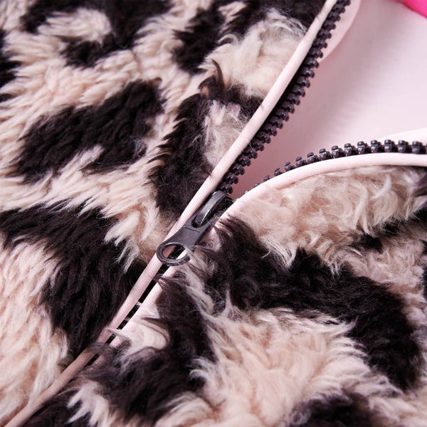 Children's Faux Fur Coat Light Pink 104