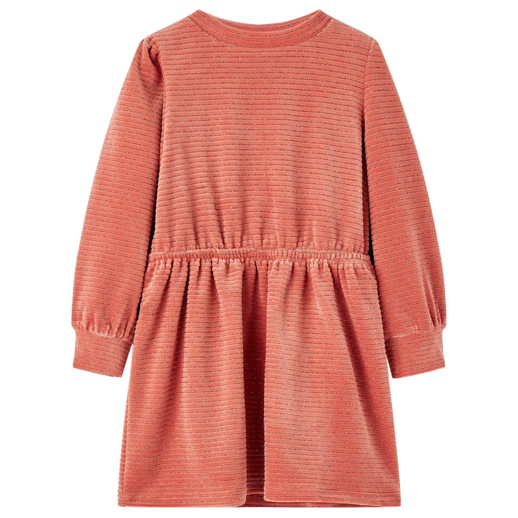 Kids' Long-Sleeved Dress Medium Pink 116
