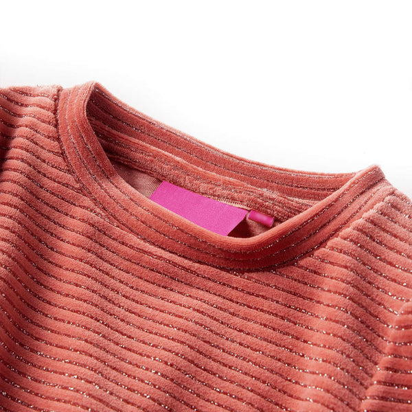 Kids' Long-Sleeved Dress Medium Pink 116
