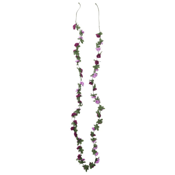 Blumengirlanden Helllila Frühlingsrosen 6er Set